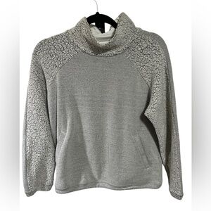 prAna Gray Recycled Wool Blend Sweatshirt Sz Small